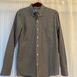 J. McLaughlin Men's Long Sleeve Modern Fit Dress Shirt